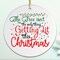 The Tree Isn't The Only Thing Getting Lit This Christmas Funny Ornament